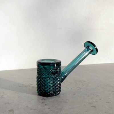 Jane West | Twenties Collection Hand Pipe - Teal | Elevate Your Smoker's Ritual with Elegance