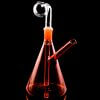 Colorful Cone Glass Oil Burner Rig - Orange