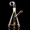 Colorful Cone Glass Oil Burner Rig - Yellow