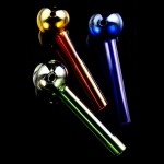 420º Below | Colored Thick Glass Straight Oil Burner Hand Pipe (1pc) Made in USA | Elevate Your Oil Burning Game