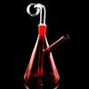 Colorful Cone Glass Oil Burner Rig - Red