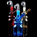 420º Below | Colorful Glass Bottle Oil Burner Rig | Elevate Your Oil Burning Experience in Style