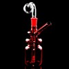 Colorful Glass Bottle Oil Burner Rig - Red