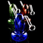 420º Below | Colored Round Base Oil Burner Rig | Elevate Your Oil Burning Game with Vibrant Colors