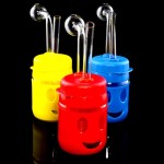 420º Below | Colorful Smiley Face Oil Burner Rig - Brighten Up Your Sessions with a Splash of Color!