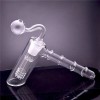 Glass Oil Burner Hammer Bubbler With 6 Arm Tree Perc - 04