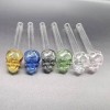 Thick Glass Skull Oil Burner Pipe - 02