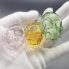 Thick Glass Skull Oil Burner Pipe - 05