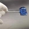 Thick Glass Skull Oil Burner Pipe - 08