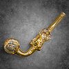 6" Colored Glass Woman Oil Burner Pipe - 3