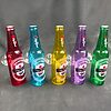 Beer Bottle Colored Glass Oil Burner Rig - 5 Pack