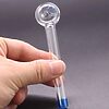 4" Oil Burner Hand Pipe w/ Color Accents - 01