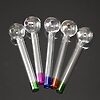 4" Oil Burner Hand Pipe w/ Color Accents - 02