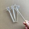 Square Head Glass Oil Burner Pipe - 03