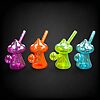 Vibrant Glass Mushroom Oil Burner Bubbler - 03
