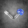 18mm Thick Fumed Glass Oil Burner Attachment - Color Swirl - 04