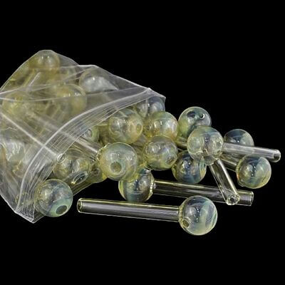 4โณ Color Change Fumed Glass Oil Burner Pipe - 01