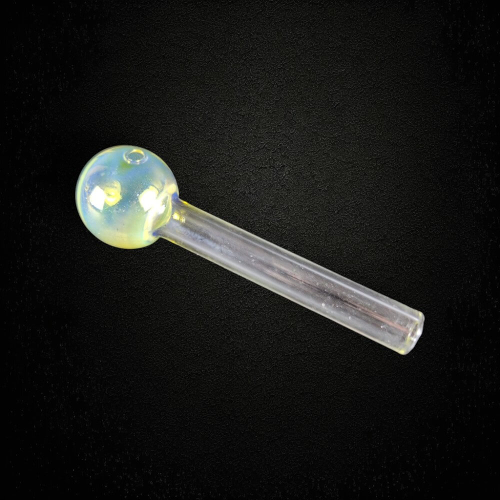 4″ Color Change Fumed Glass Oil Burner Pipe - 02