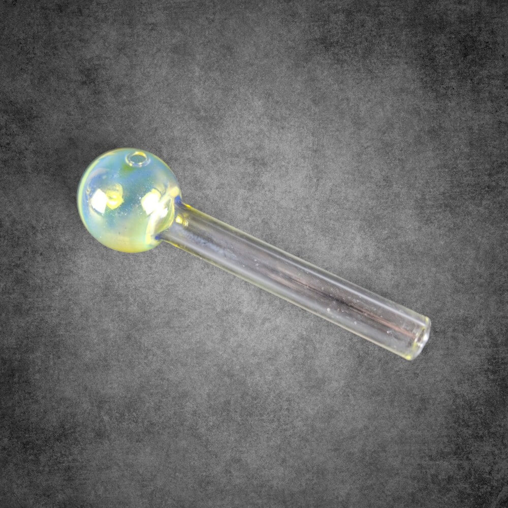 4″ Color Change Fumed Glass Oil Burner Pipe - 03
