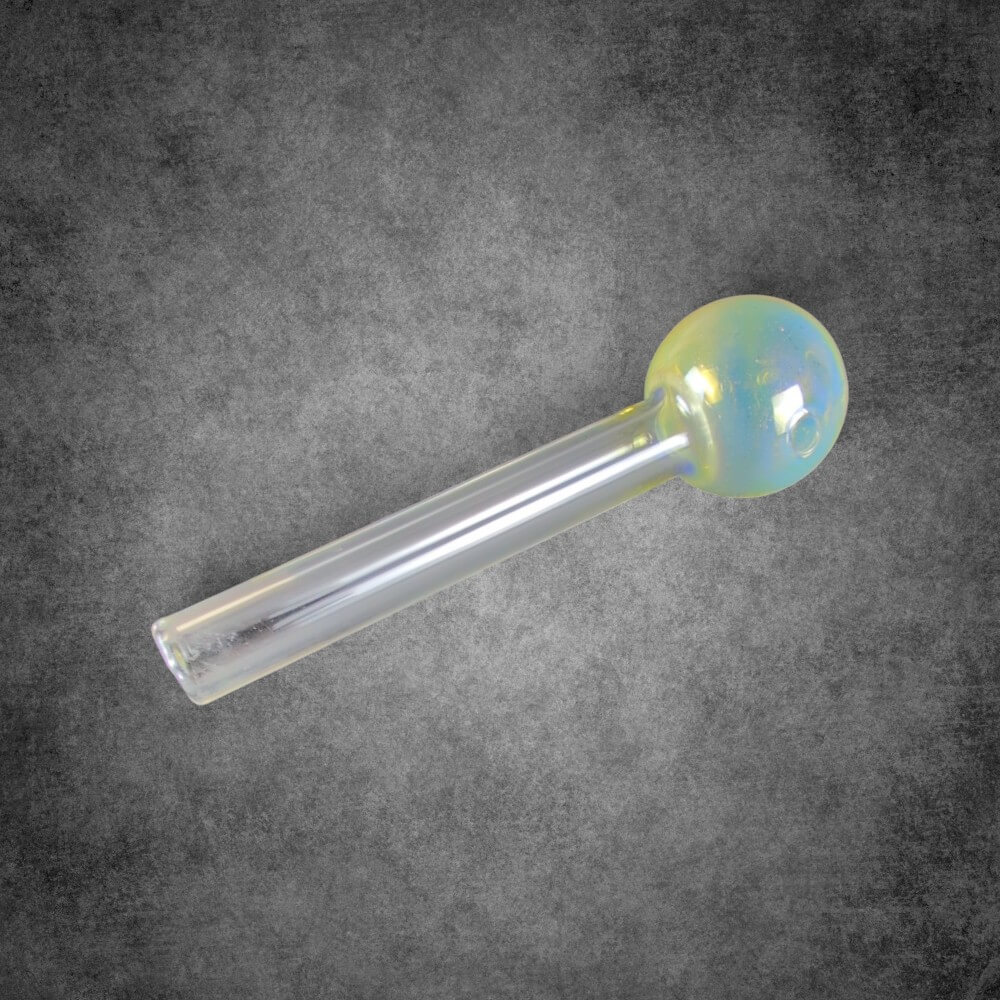 4″ Color Change Fumed Glass Oil Burner Pipe - 05