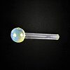 4″ Color Change Fumed Glass Oil Burner Pipe - 06