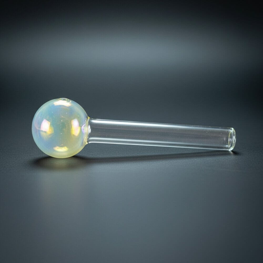 4″ Color Change Fumed Glass Oil Burner Pipe - 07