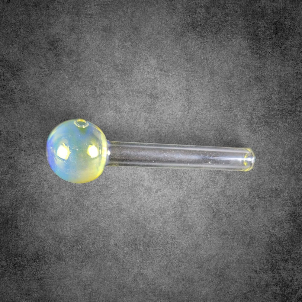 4″ Color Change Fumed Glass Oil Burner Pipe - 08