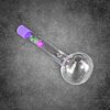 4" Glass Oil Burner Pipe With Colored Beads - 04