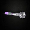 4" Glass Oil Burner Pipe With Colored Beads - 05
