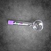 4" Glass Oil Burner Pipe With Colored Beads - 06