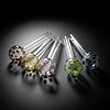 4″ Polka Dot Heavy Glass Oil Burner Pipe - 02