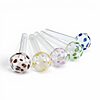 4″ Polka Dot Heavy Glass Oil Burner Pipe - 03