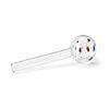 4" Polka Dot Heavy Glass Oil Burner Pipe - 04