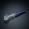 6" Colorful Thick Glass Skull Oil Burner Pipe - 04