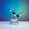 Clear Round Base Oil Burner Rig - 01