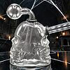 Double Skull Face Oil Burner Pipe Rig - 01