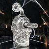 Double Skull Face Oil Burner Pipe Rig - 04