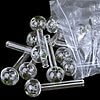 Green Dot Thick Glass Oil Burner Pipe - 01