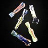 Multicolor Fumed Glass Chillum - 03