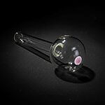 Pink Dot Thick Glass Oil Burner Pipe | 420º Below