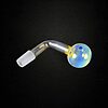 Thick Fumed Glass OIl Burner Attachment - 14mm Male - 01