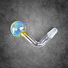Thick Fumed Glass OIl Burner Attachment - 14mm Male - 03