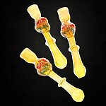 Twisted Rasta Color Changing Fumed Glass Chillum | 420º Below